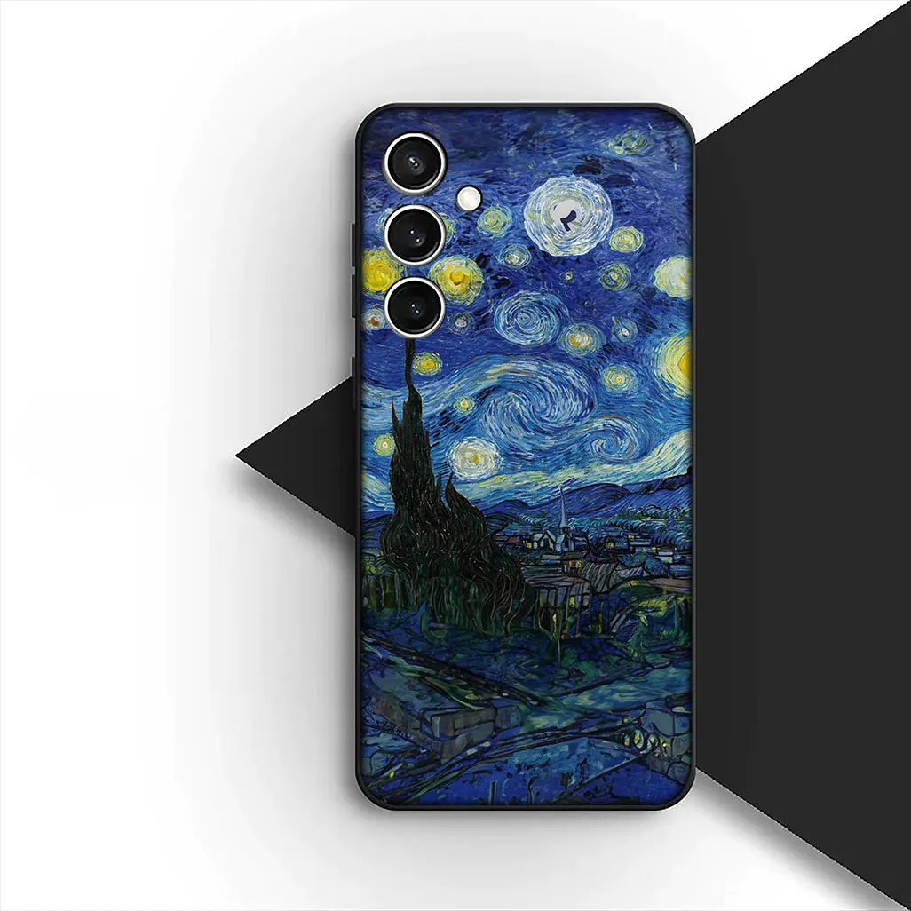 Starry Night Van Gogh Sky Art Phone Case Cover