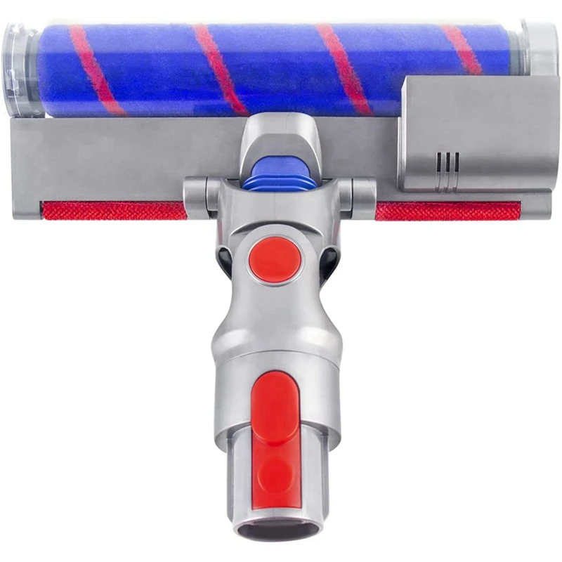 2X Soft Roller Brush Head Per Dyson V7 V8 V10 V11 V15 Cordless Stick Aspirapolvere Parti Fissaggio Per Pavimenti In Legno Duro