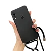 Silicone Lanyard Case For Huawei P20 P30 P40 lite Soft Tpu Neck Strap Rope Cord Cover 4