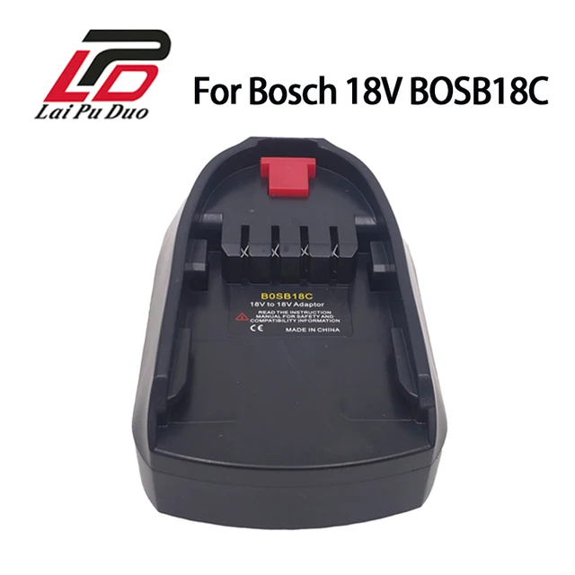 HURRISE Adaptateur de Batterie pour Outils Sans Fil BOSCH PBA 18V