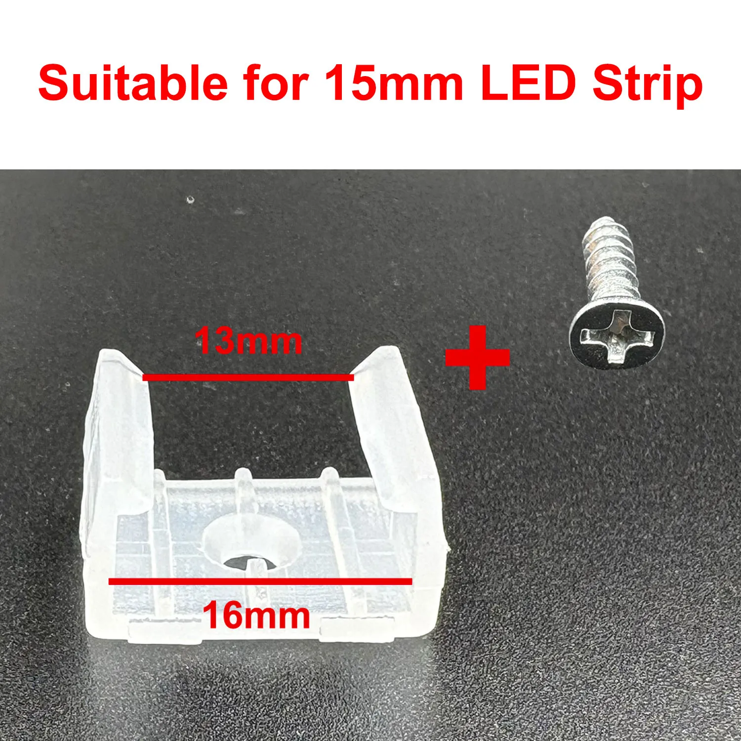 รูปสินค้า คลิปติดตั้ง LED Strip ยืดหยุ่น ใช้งานง่าย สำหรับ LED ทุกประเภท