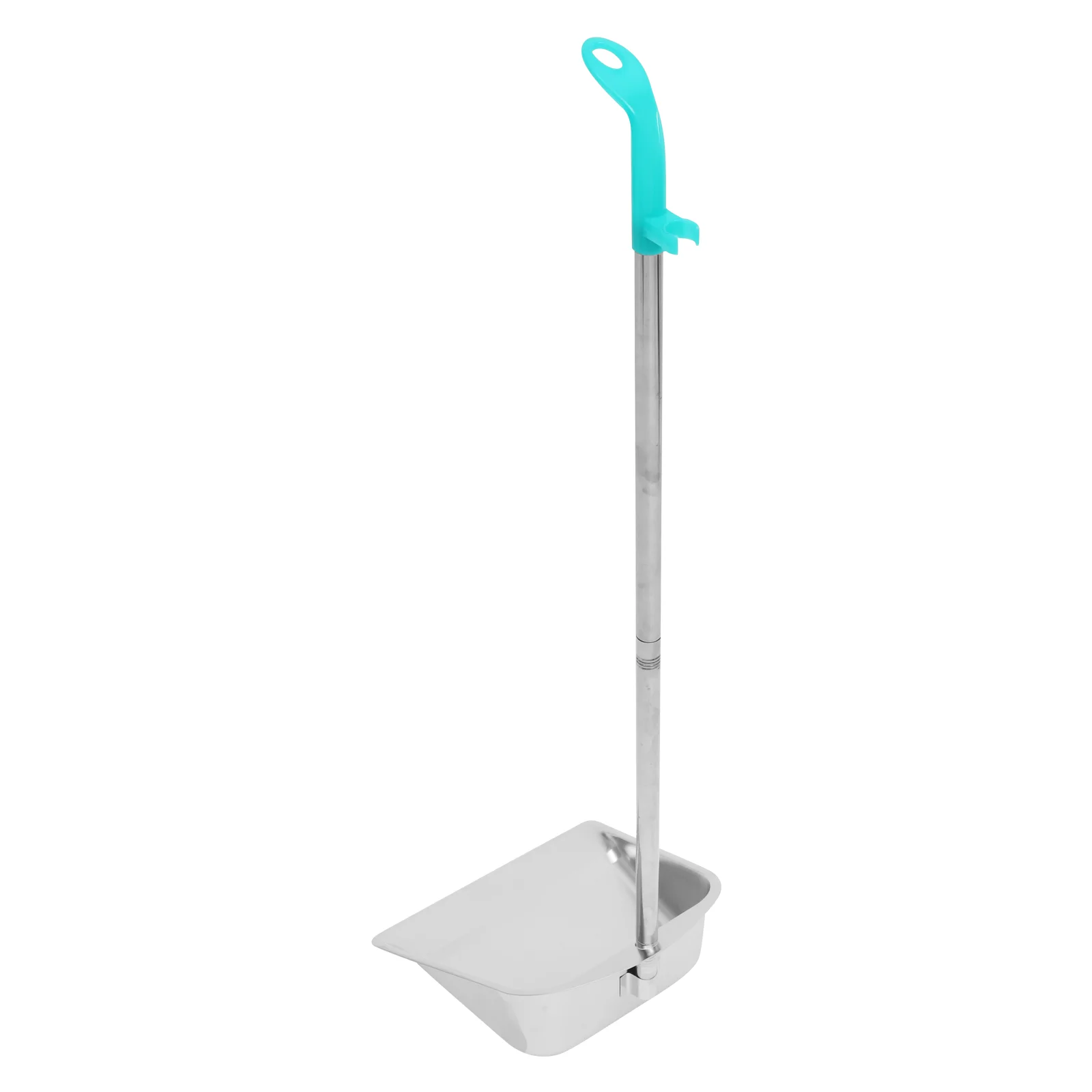 

Stainless Steel Dustpan for Kitchen Cleaning Home Detachable Portable Garbage Long Handle Trash Can