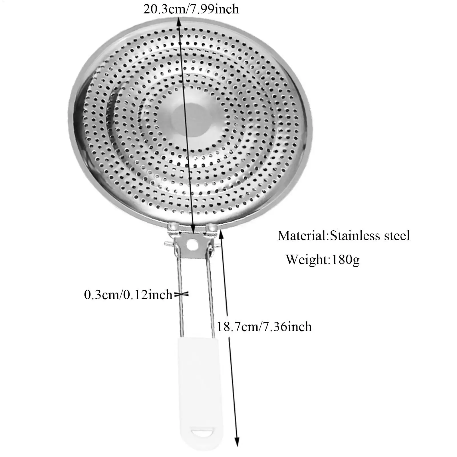 Stainless Steel Heat Diffuser For Stove Multipurpose Stove Flame Guard Simmer Plate Wear-resistant Kitchen Gadget User Friendly