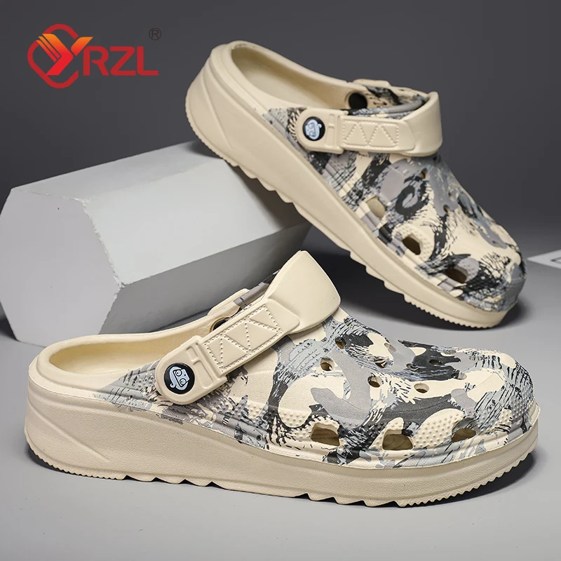 

Сандалии YRZL мужские, толстая подошва, Нескользящие, удобные тапочки для пляжа и активного отдыха