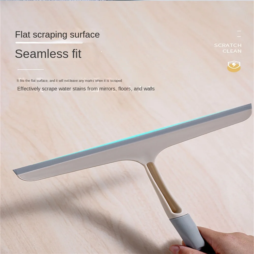 Home Glass Scraper Car Glass Cleaner Window Cleaning Floor Tile Wall Washing Brush Wiper For Bathroom Kitchen Car Furniture