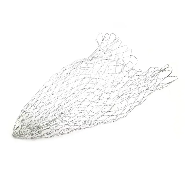 Nylon Fishing Nets Fishing Trackle Collapsible Rhombus Mesh Hole Depth Folding Dip Fish Net Fishing Tool