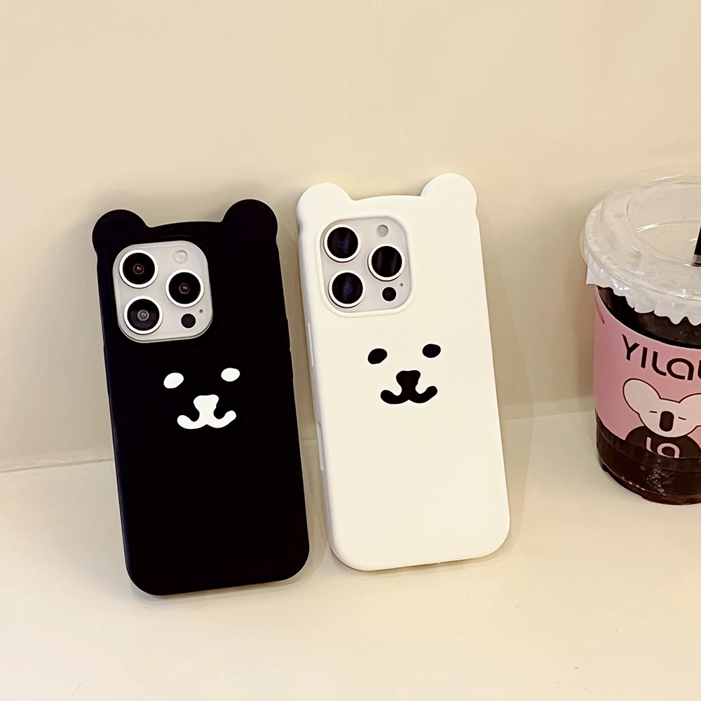 Funny 3D Cartoon Nagano Bear Soft Silicone Phone Case