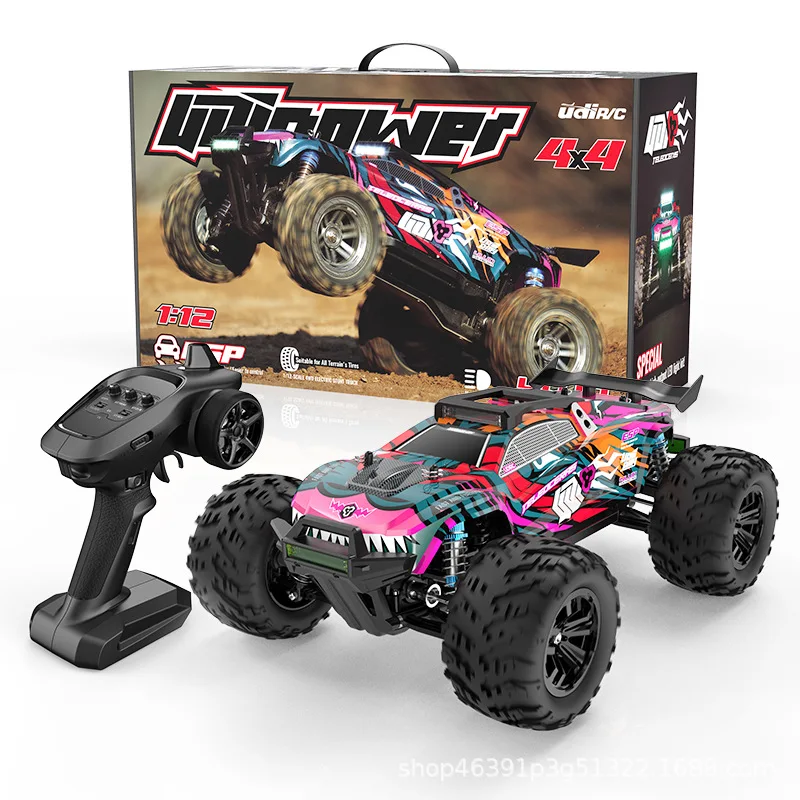UDIR/C new product 1:12 RC climbing off-road desert alloy high-speed four-wheel drive remote control high-speed vehicle UD1201 3