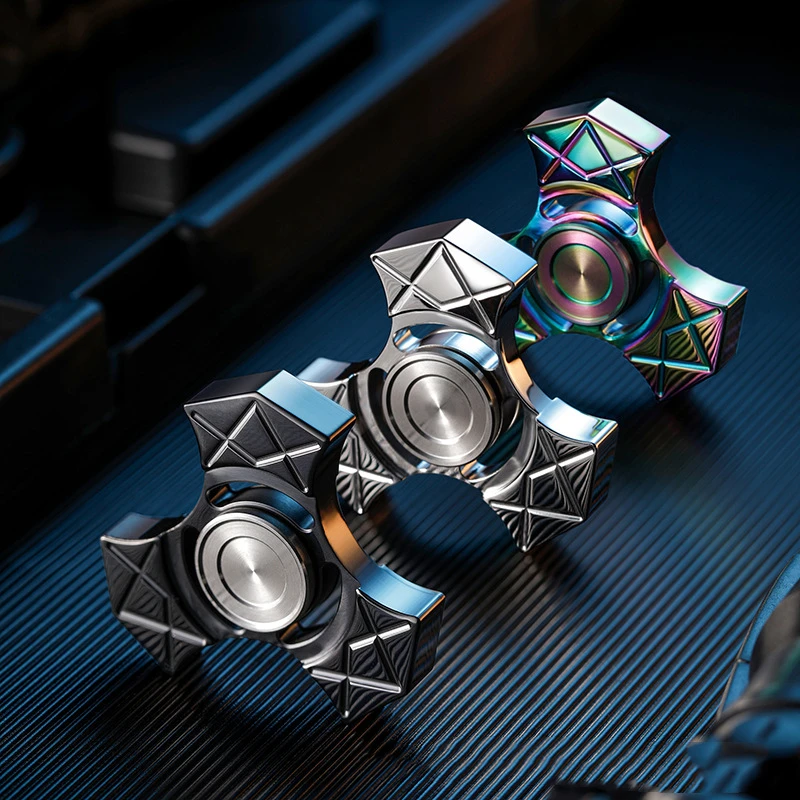 

New fidget spinner Tomahawk Stainless steel finger spinner Seiko Stress relief toys for adults and children