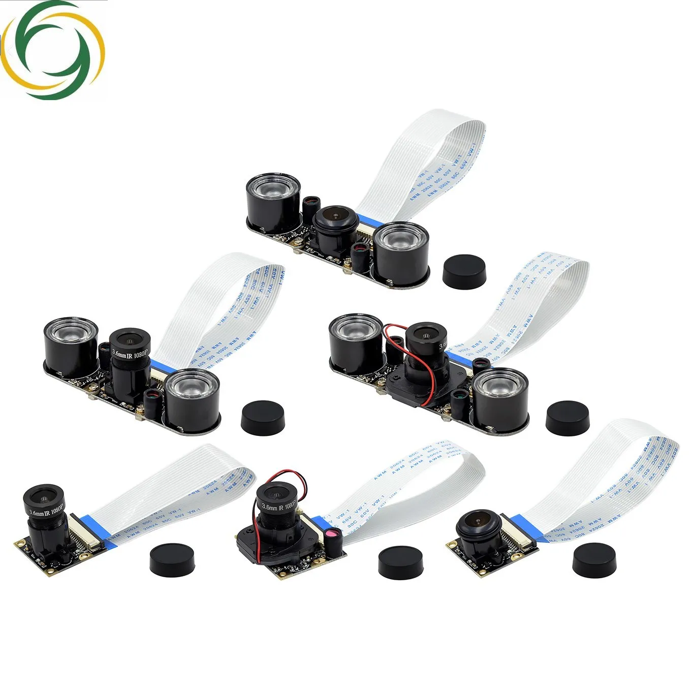 Per Raspberry Pi 4 Night Vision Fisheye Camera 5Mp Ov5647 70/95/160 Gradi Fotocamera Focale Regolabile Per Raspberry Pi 3 Modello B