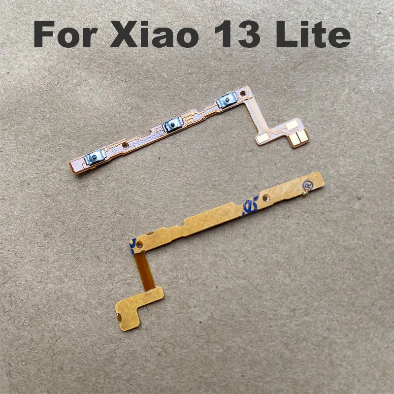 Per Xiaomi 13 Lite Volume Power Flex Cable Power On Off Button Key Flex Cable Sostituzione Mi 13 Lite