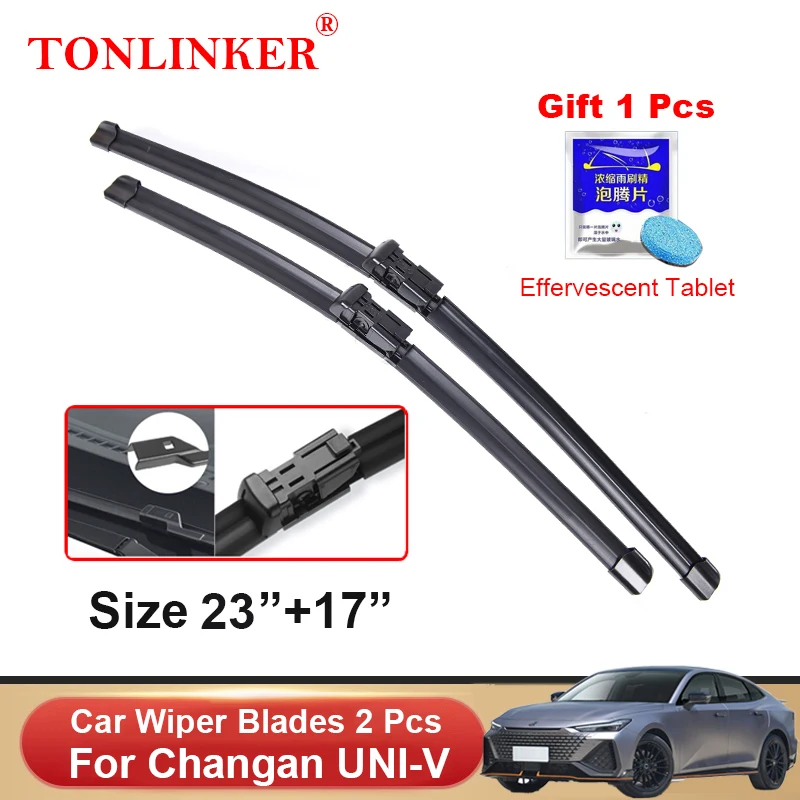

TONLINKER щетки стеклоочистителя для Changan UNI V UNI-V 2022 2023 л, автомобильные аксессуары, передняя щетка стеклоочистителя, щетки, резак, товары