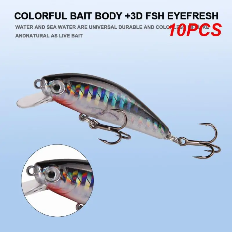 

10PCS Crankbait Fishing Lures Sea Trolling Minnow Artificial Hard Bait 10cm 14g Big Wobblers Quick Dive Bait Carp Crankbait