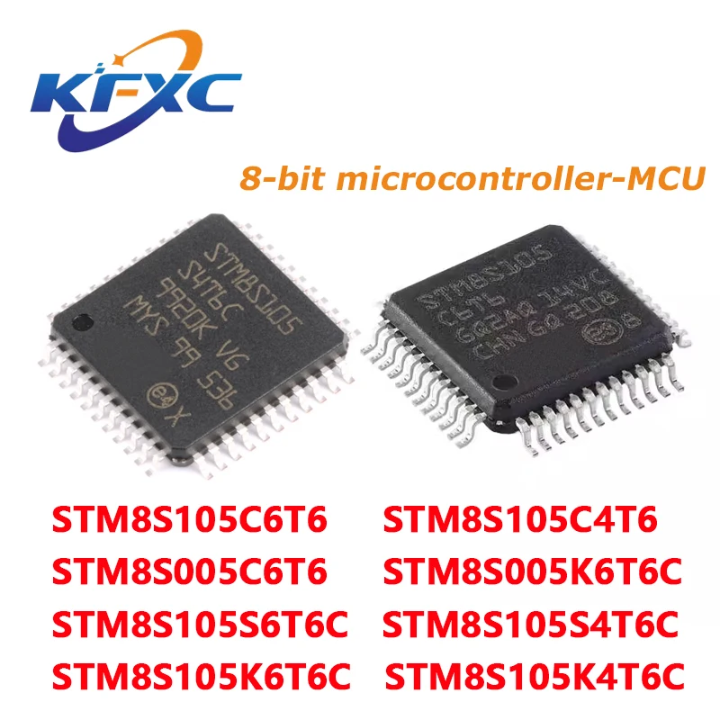 

STM8S005K6T6C STM8S005C6T6 STM8S105K4T6C STM8S105K6T6C STM8S105S4T6C STM8S105S6T6C STM8S105C4T6 STM8S105C6T6 STM IC Chip LQFP32