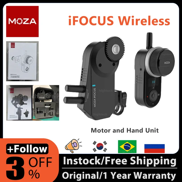 MOZA iFOCUS Wireless Lens Control System Motor Hand Wheel Wireless 