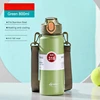 GIANXI 1000ml Spring Cap Large Capacity Vacuum Cup 316 Stainless Steel Coffee Cup Portable Outdoor Sports Water Bottle