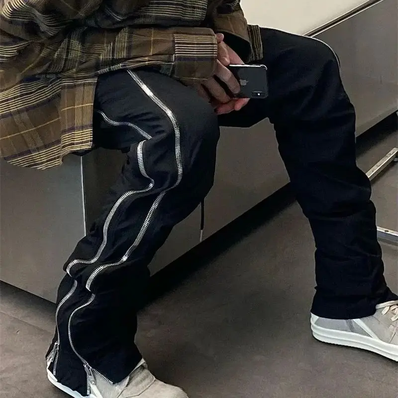 

Undermycar Side Zipper Deconstructed Functional Pants