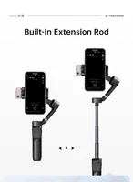 Shipping from the US Hohem V3 Smartphone Stabilizer Ai Face Tracking 3-Axis Phone Gimbal Built-in Selfie Stick Portable - Image 6