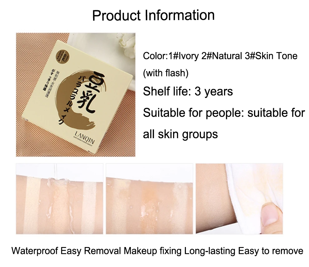 Pressed Powder Foundation Face Powder for Makeup