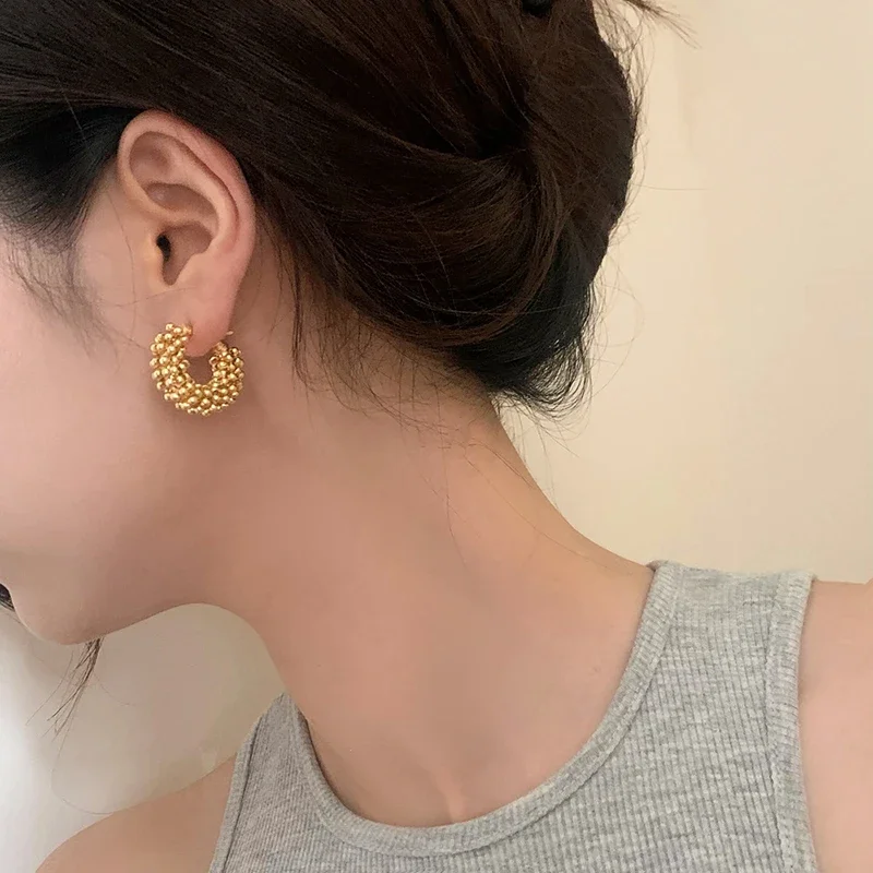 Sterling Silver Twist Hoop Earrings 4