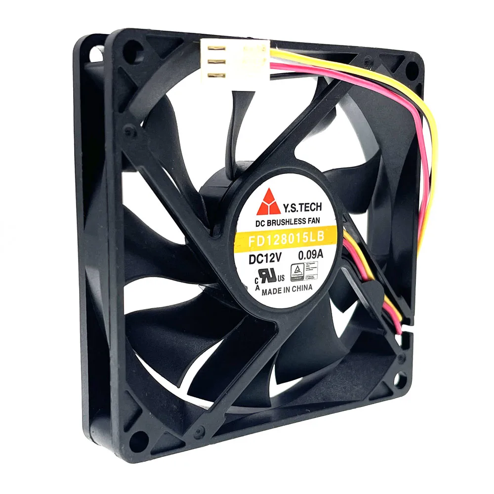 

Новый бесшумный 80 мм теплоотвод охлаждающий вентилятор, Y.S.Tech FD128015LB 80X80X15mm DC 12V бесщеточный вентилятор 0,09a с низким уровнем шума