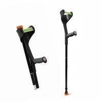 Forearm Crutches for Adults Foldable Elblow Crutch Adjustable Height with Anti-Drop Cuff Forearm Crutches for Walking 1