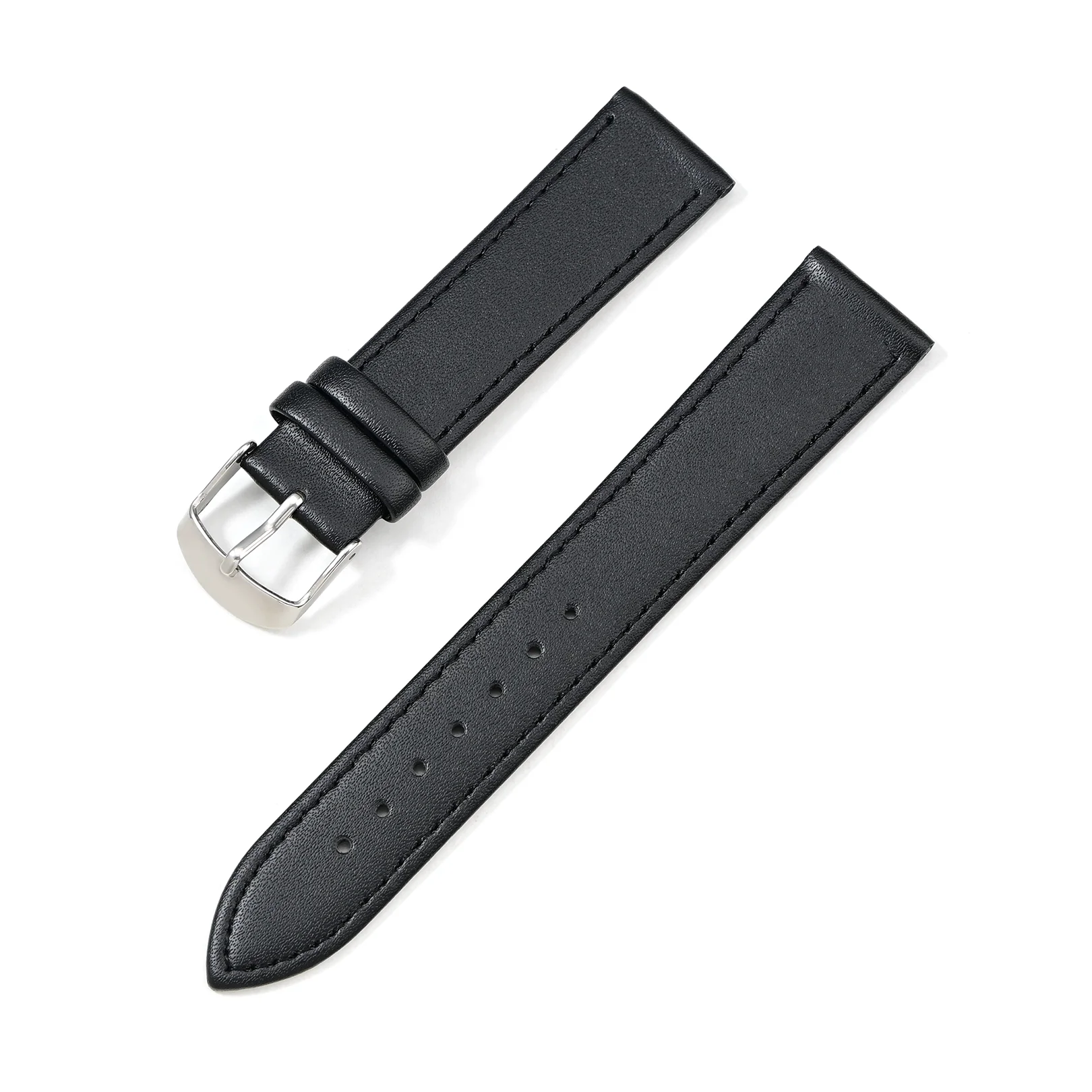 Vibrant Universal Leather Watch Strap - Cowhide Replacement Band