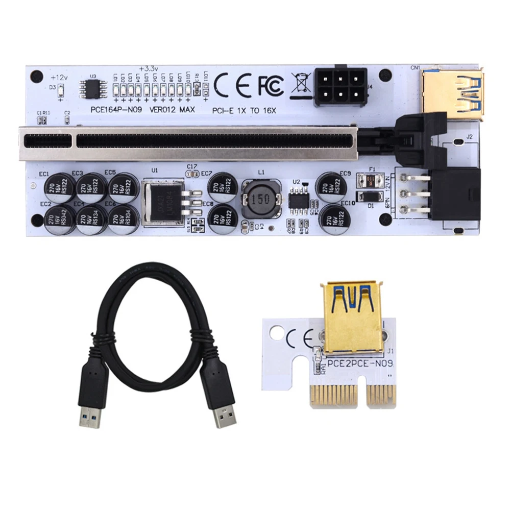 Riser-VER012-USB-3-0-PCI-E-Riser-VER012MAX-Express-Cable-Riser-para ...