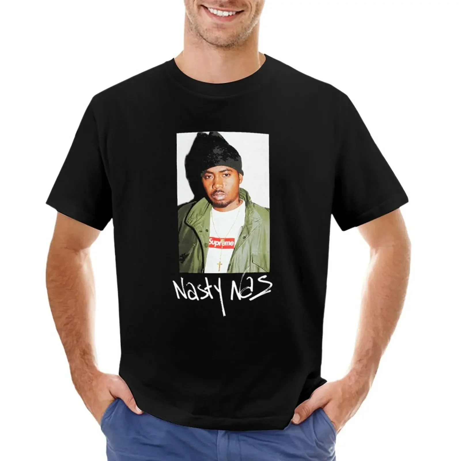 

nasty nas T-Shirt graphic t shirts plain t shirts men