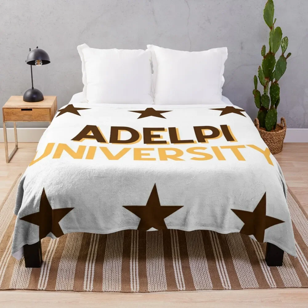 

Adelphi University Throw Blanket funny gift valentine gift ideas Kid'S Flannel Fabric Blankets