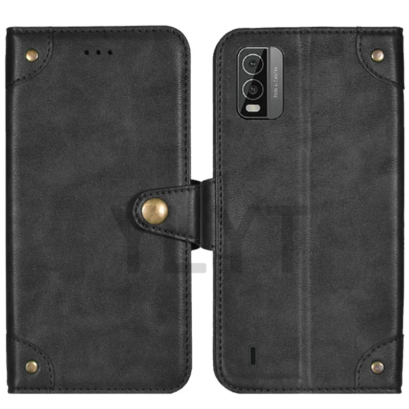 iTien Retro High-Quality Flip Deluxe Leather Phone Wallet Case
