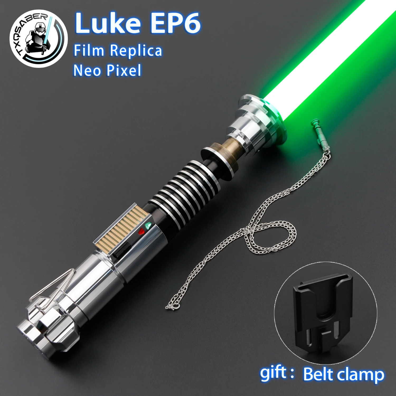 TXQSABER Luke EP6 Skywalker RGB NeoPixel Heavy Dueling laser sword