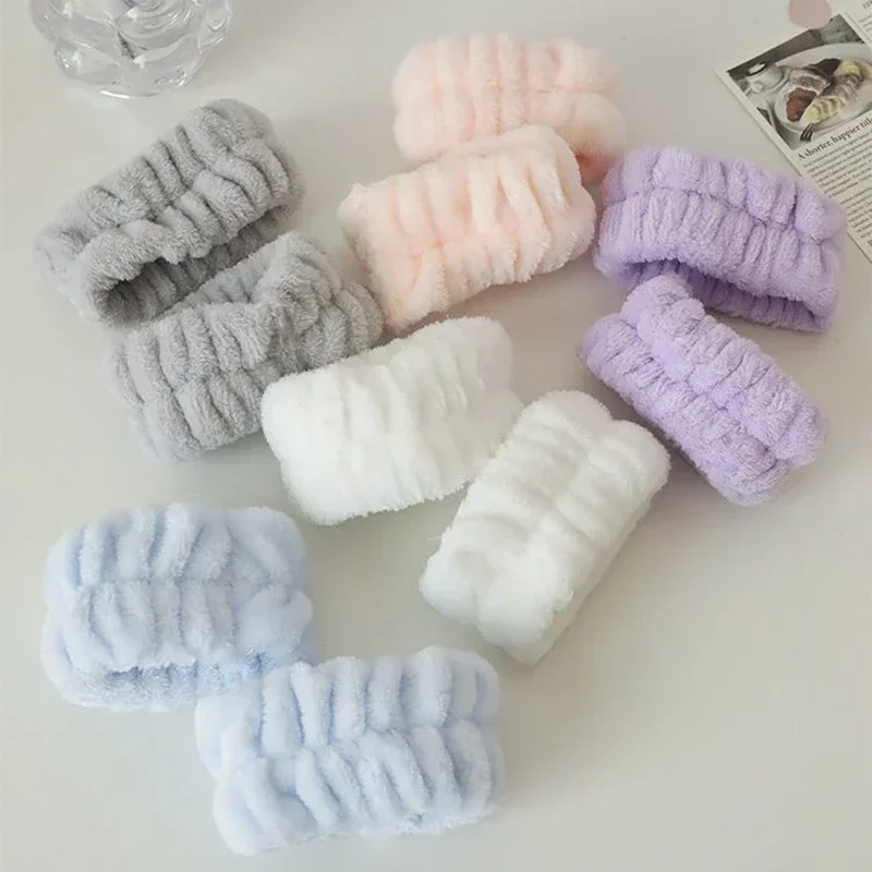 Face Wash Hand Wrist Strap Reusable Sweat Band Microfiber Towel Band Flexible Absorbent Wrist Strap Face Wash Comfortable 2pcs washing wristband sweat wiping bracelet