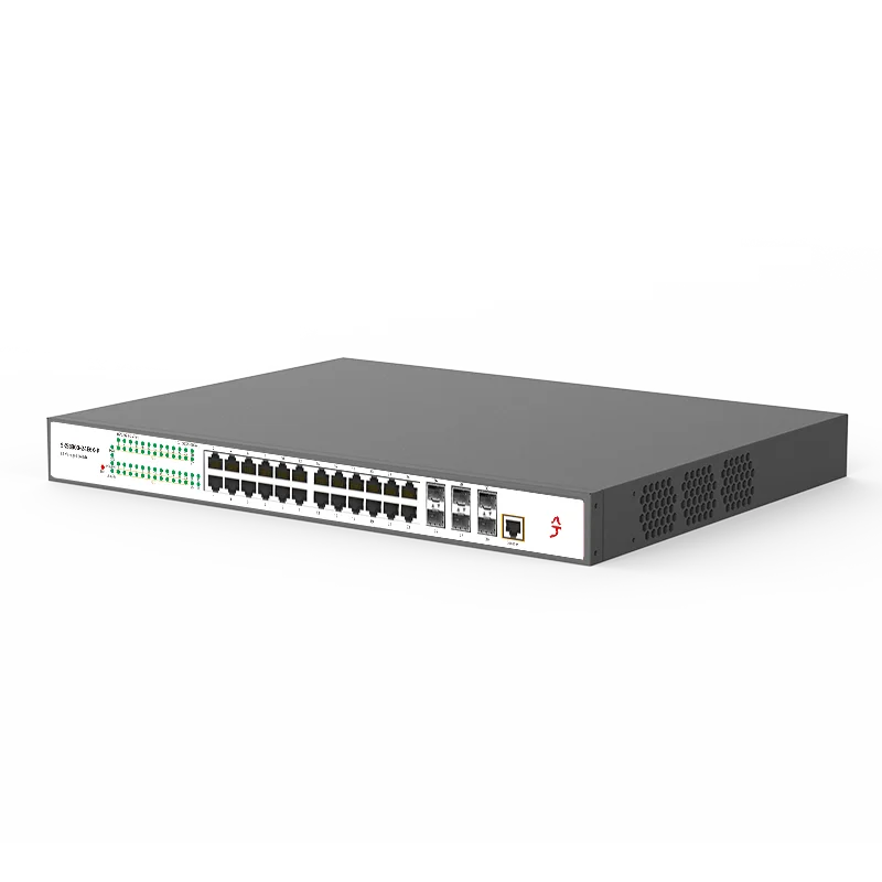 2.5G + 10G L3 관리형 24포트 2.5G POE RJ45 6포트 10G SFP+ 이더넷 장치