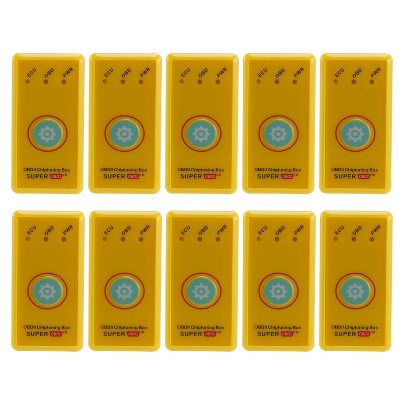 10X Super Obd2 Car Chip Tuning Box Plug And Drive Superobd2 Più Potenza/Più Coppia Come Tuning Chip Nitro Obd2