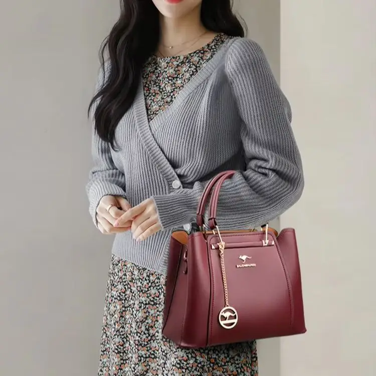 2026 Luxury Women Designer 3 Layers Shoulder Crossbody Sac Ladies Large Capacity Leather Handbags Shopper Brand Messenger Totes 3