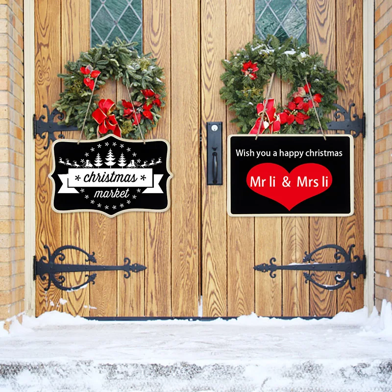 Wooden Blackboard Universal Message Board for Wedding Party DIY Decor