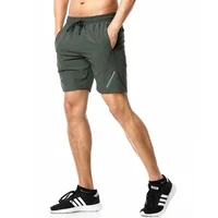 Gym Shorts Men Elastic Waist Drawstring Track Shorts Men Sports Wear Athletic Shorts 2022 Quick Dry Running Pants Breath Cool