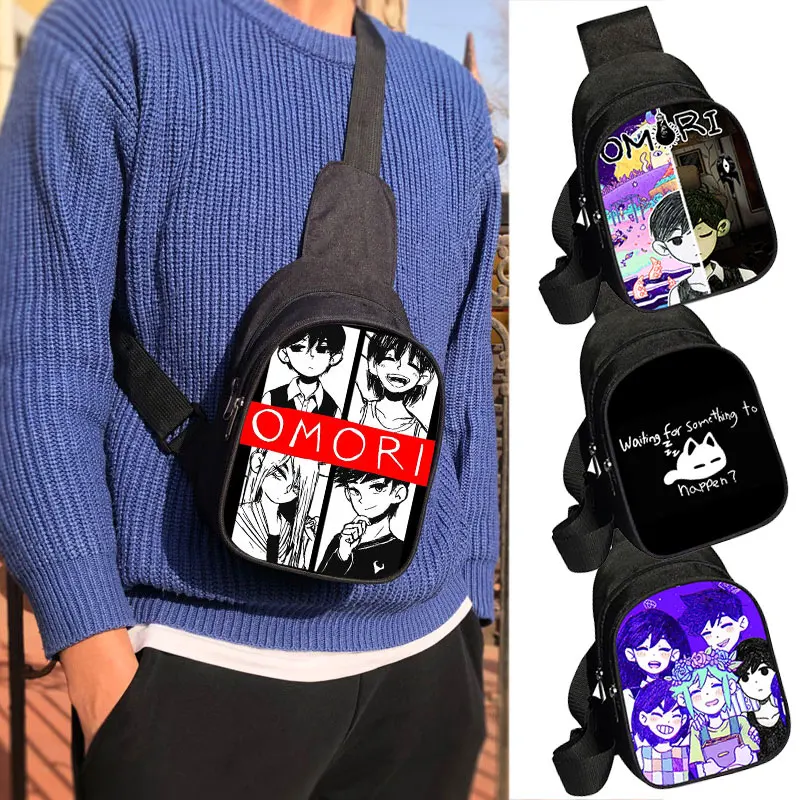 

Нагрудная сумка унисекс с принтом кошки и базилика