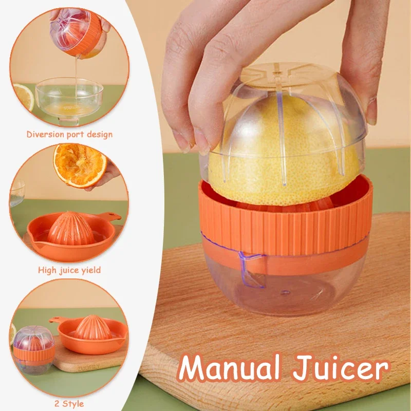 Manual Portable Citrus Juicer Kitchen Tools Plastic Orange Lemon Squeezer Fruit Juicer Extractor Machine Kitchen Accessories