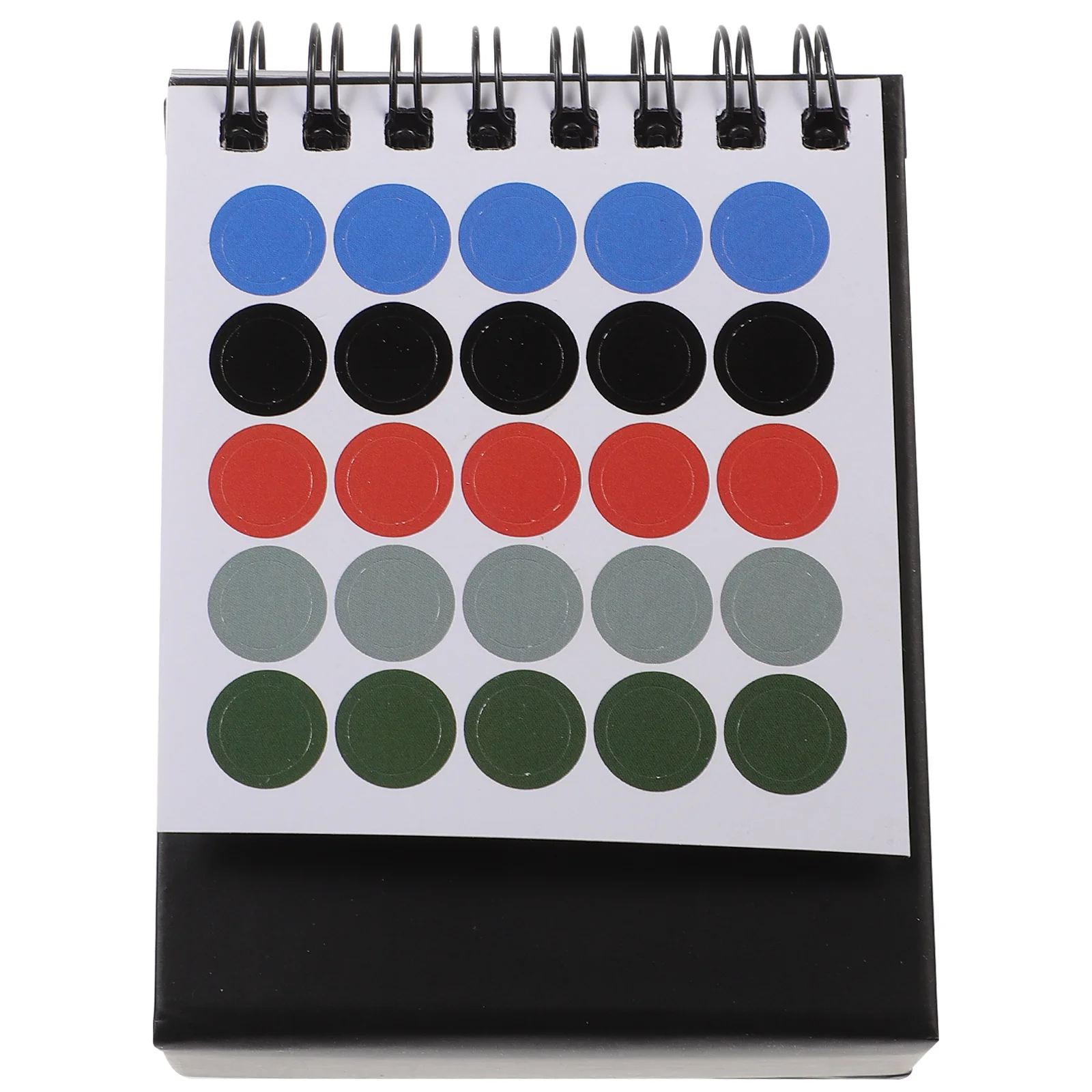 

2024 Mini Desk Calendar Simple Desktop Planner (Morandi Black) (20239-202412) Small Household
