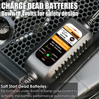 MOTOPOWER 12V 800mA Automatic Smart Car Motorcycle Battery Charger Maintainer - Image 4