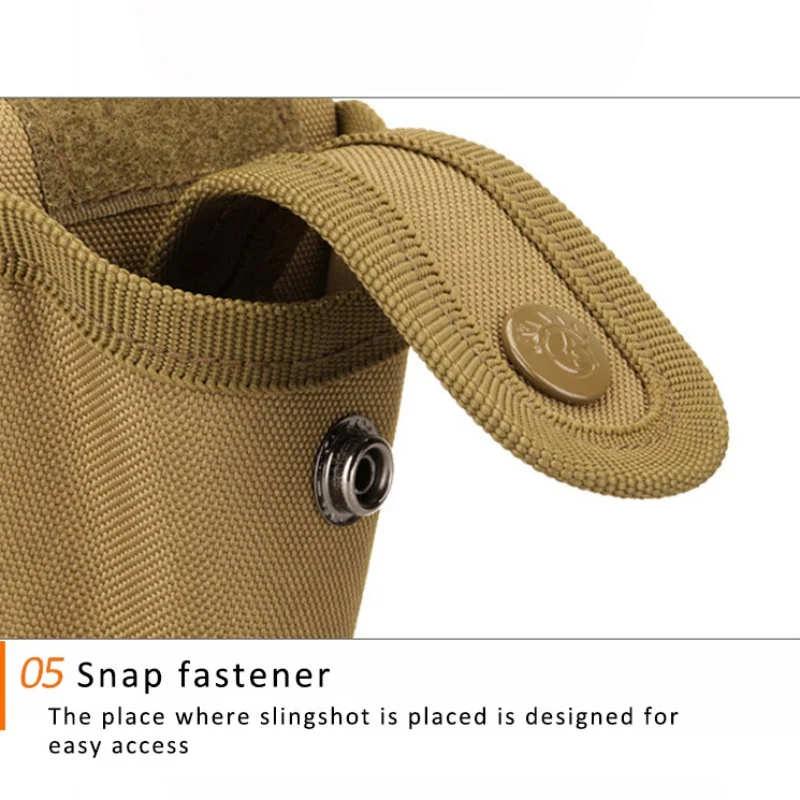 Slingshot Bag Outdoor Sports Steel Ball Package Nylon Back Through The Belt Durable Without Deformation For Hunting 5