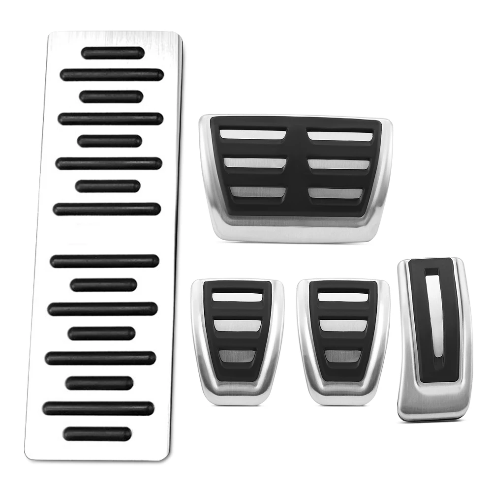 Stainless Steel Car Pedals For Audi E-Tron Q4 / Porsche Macan Macan S-Auto Pedal Cover