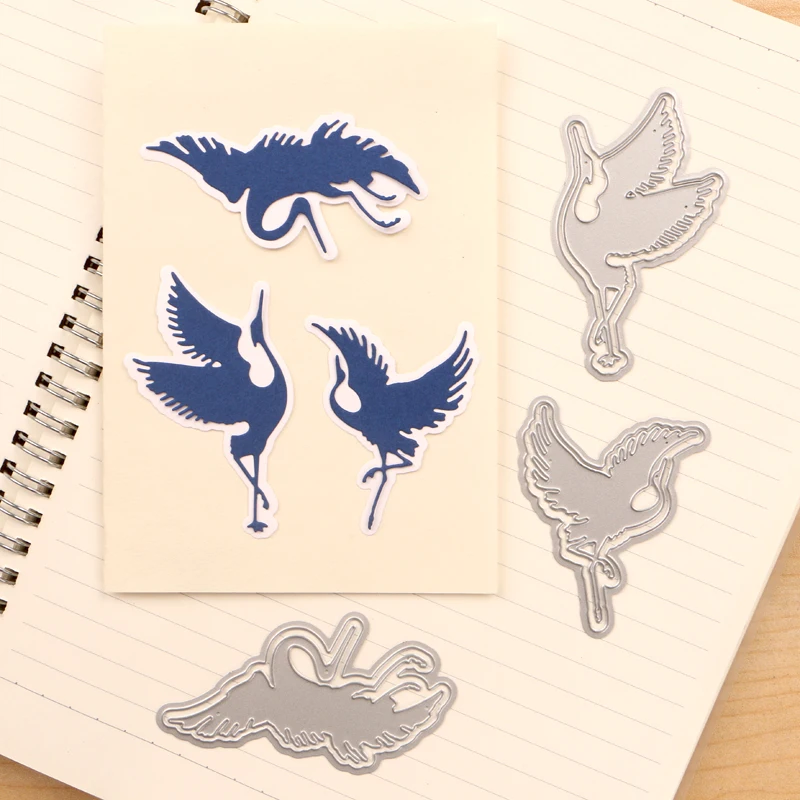 DUOFEN METAL CUTTING DIES Chinese Japanese pagoda cranes stencil DIY Scrapbook Paper Album 2023 new 6