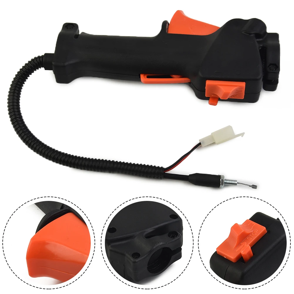 Gaszug Griff Trigger On Off Kill Schalter Multi Tool BrushCutter Home Garten Ersatzteile Power Werkzeug Zubehör – Detail 1