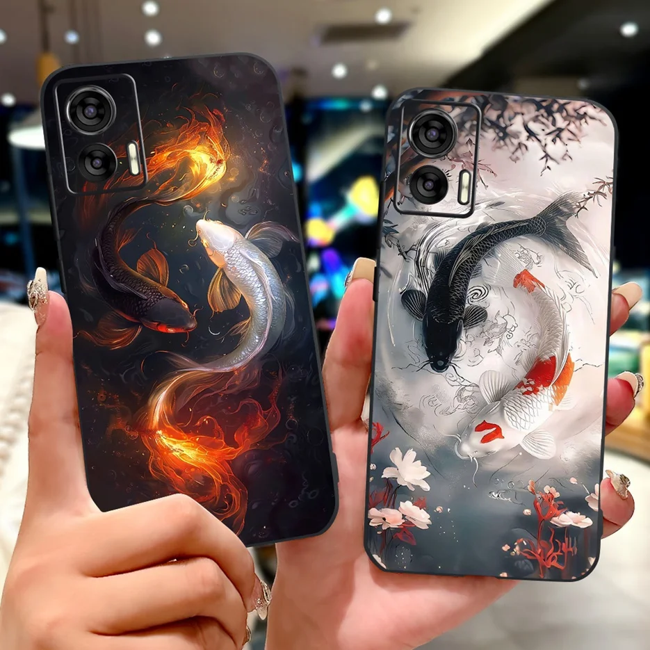 Cute Painted Shockproof Phone Case for Motorola Edge 30 Neo - Soft Protective Cover