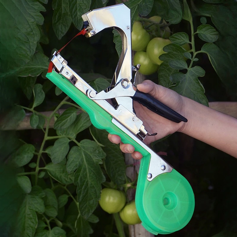 Plant Tying Machine Branch Tying Machine with Tie Tape Device Accessories Vegetable Gardening Tools Gardening Supplies