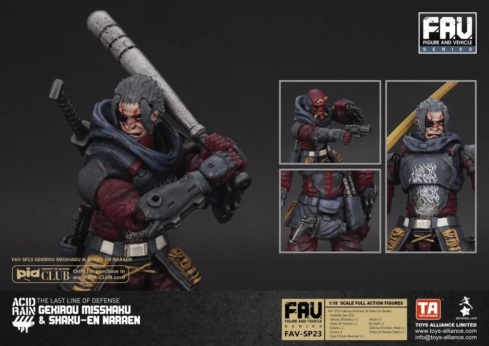 Acid Rain 1/18 Action Figure FAV-SP23 Gekirou Misshaku