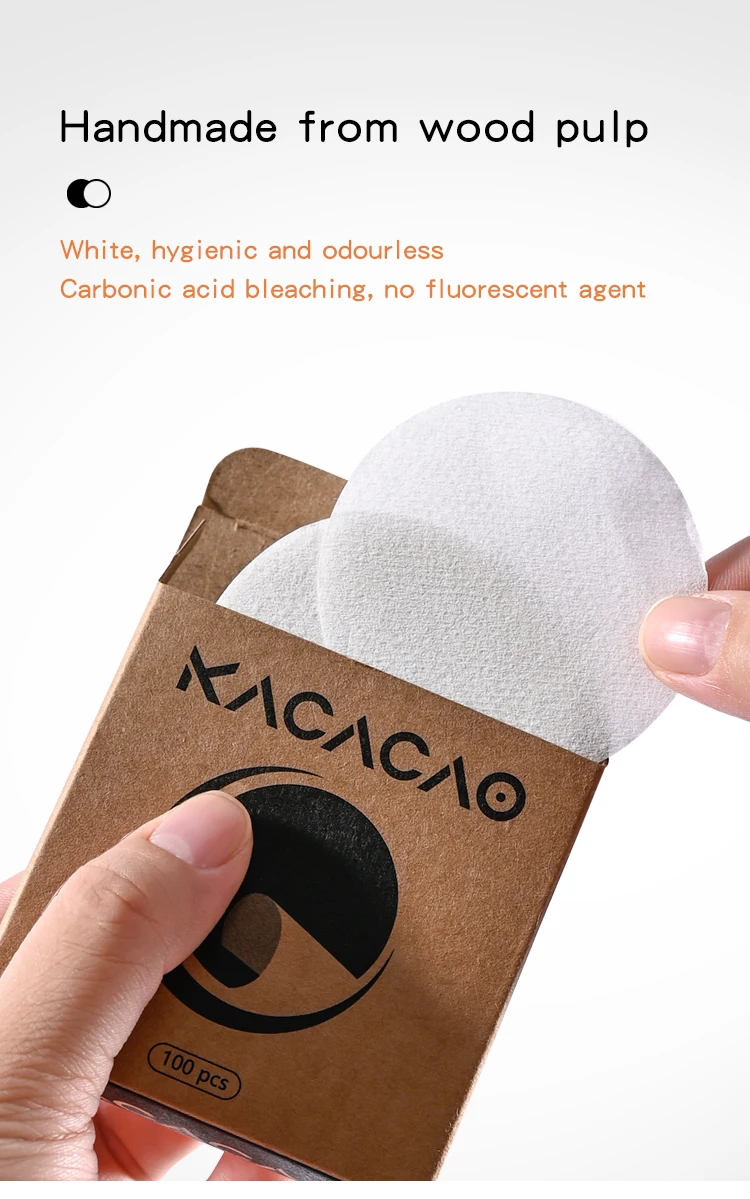 KACACAO Kaffeefilter-Papier Espresso-Papierfilter 51 53 58mm 100 Stück Puck-Sieb für Delonghi Breville Siebträgermaschinen – Detail 7
